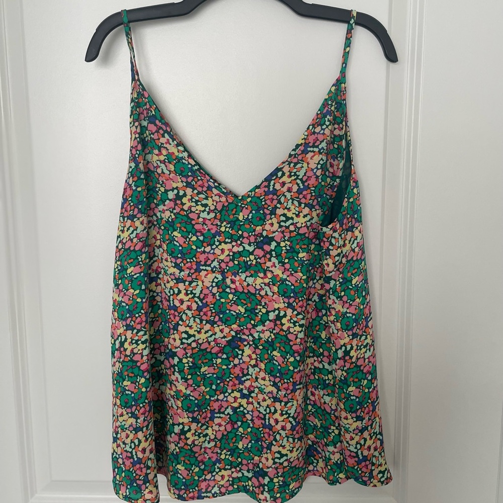 LOFT Floral Double V Cami - Picture 3 of 5